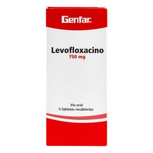 Levofloxacino 750 Mg 5 Tabletas Gf(3%+)