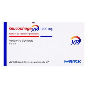 Glucophage Xr 1000 Mg 30 Tabletas (A)(3%+)(Pae)