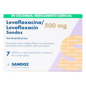 Levofloxacino 500 Mg 7 Tabletas Sz