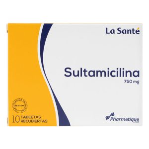 Sultamicilina 750 Mg 10 Tabletas Ls (3%+)(Pae)