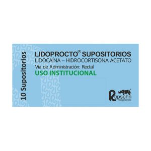 Lidoprocto 10 Supositorios(3%+)