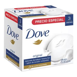 3 Jabones Dove Blanco