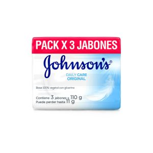 3 Jabones Johnsons Original 110 Gr Pack