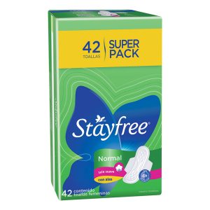 Toalla Stayfree Especial Alas Disponible 42 Unidades