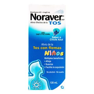 Noraver Tos Ninos Chic.Azul Jarabe 120Ml