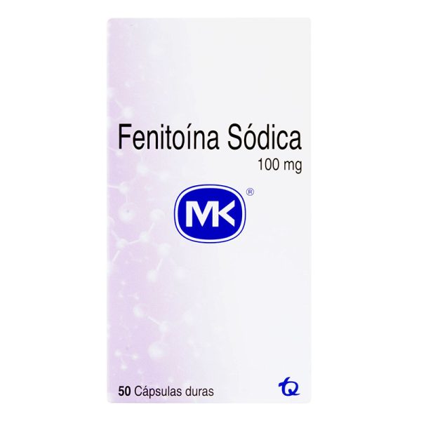 Fenitoína Mk 100 Mg 50 Cápsulas