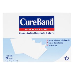 Gasa Cure Band Esteril 7.5X7.5 Pleg 24 U