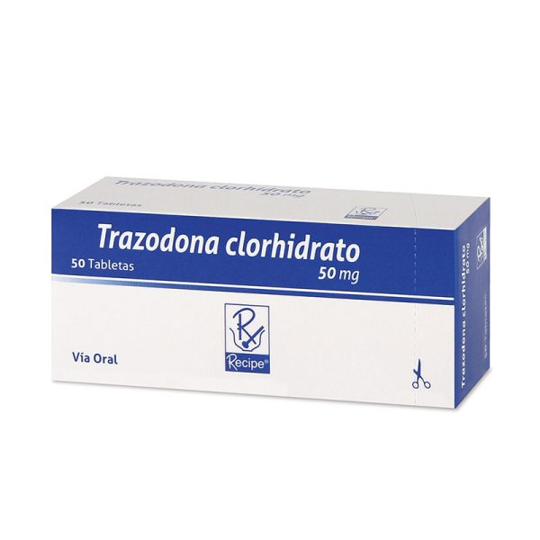 Trazodona 50 Mg 50 Tabletas Rc