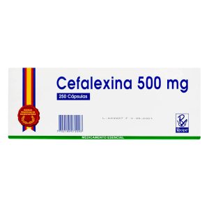 Cefalexina 500 Mg 250 Cápsulas Rc (A)