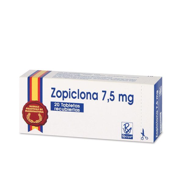 Zopiclona 7.5 Mg 20 Tabletas Rc