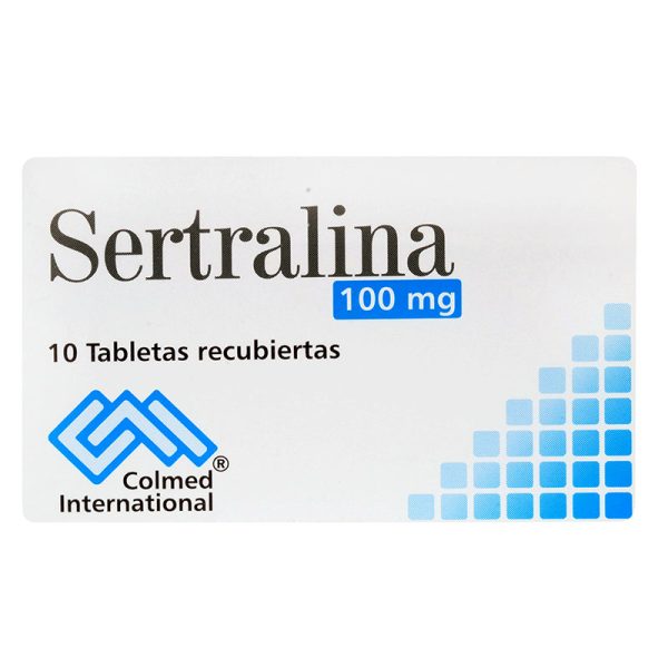 Sertralina 100 Mg 10 Tabletas Pc