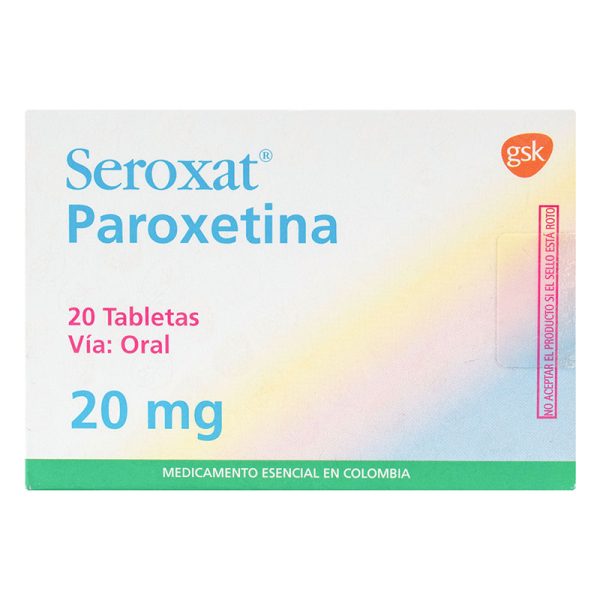 Seroxat 20 Mg 20 Tabletas (A)(Pae)