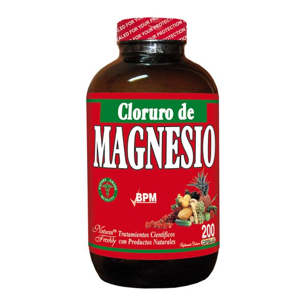 Cloruro De Magnesio 200 Capsulas Nf