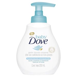 Jabón Dove Baby Líquido Humectación Enriquecida 200 Ml