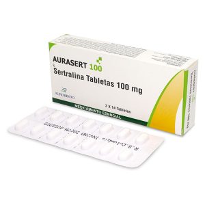 Aurasert 100 Mg 28 Tabletas